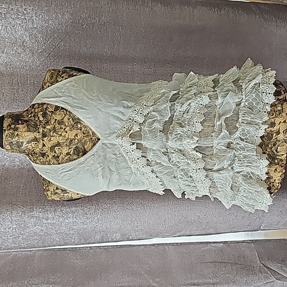 NWOT Sexy Free People Strappy Tattered Ruffle Tunic Size XSmall - Picture 1 of 5